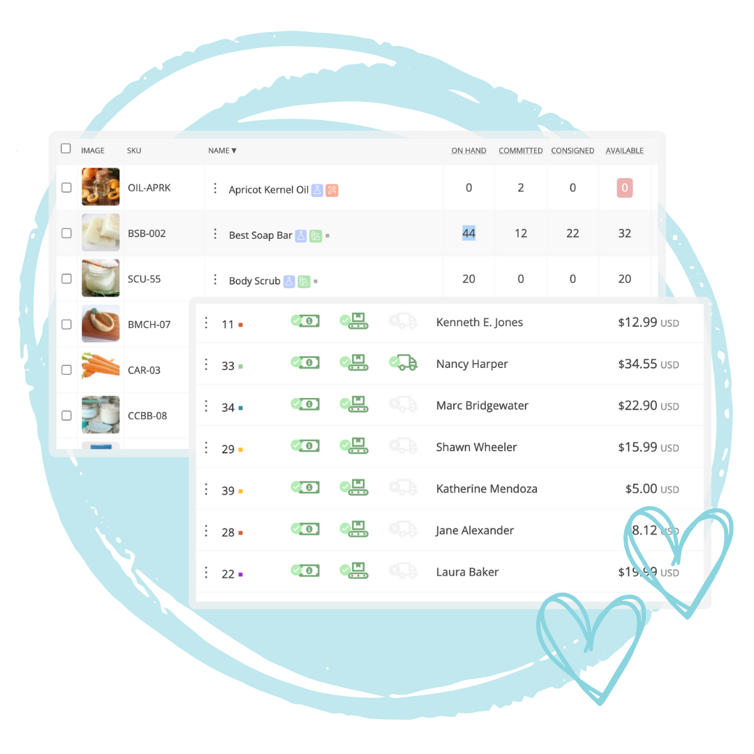 Product and order tracking